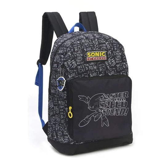 Mochila do Sonic | Escolar de Costas | 18"/46cm | Luxcel