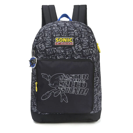 Mochila do Sonic | Escolar de Costas | 18"/46cm | Luxcel