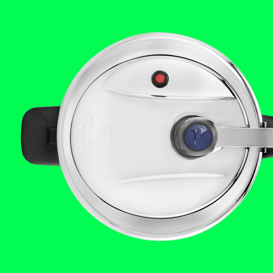 Panela de Pressão Ramos Pressionella 4,5 L – Alumínio Polido, Segura, Ideal para Família