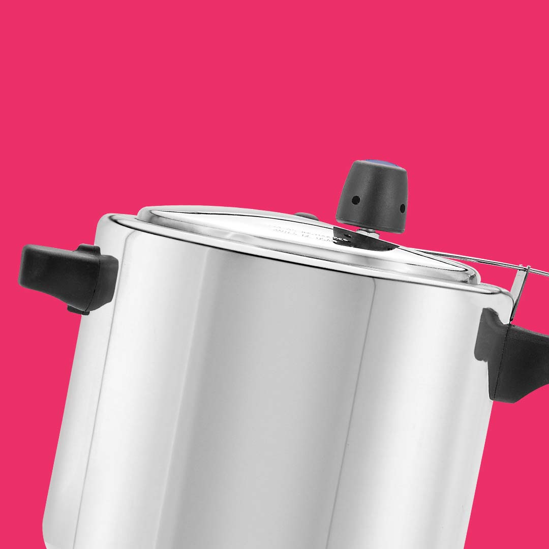 Panela de Pressão Ramos Pressionella 7 L – Alumínio Polido, Fechamento Seguro, Alta Durabilidade