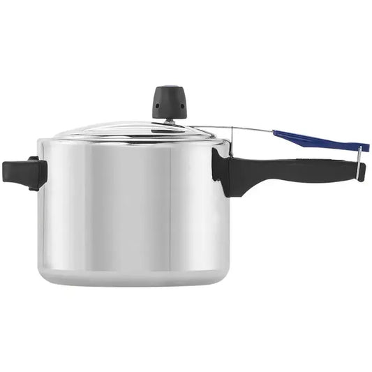 Panela de Pressão Ramos Pressionella 5L – Alumínio Polido, Cabo/Alça em Baquelite, Válvula de Segurança – Cozimento Rápido e Seguro