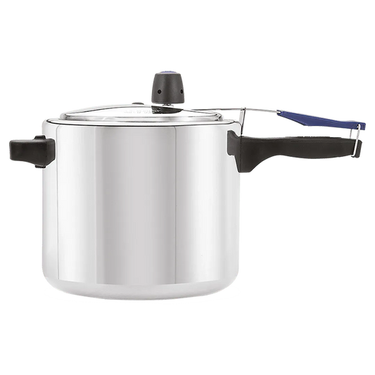 Panela de Pressão Ramos Pressionella 10 L – Alumínio Polido, Alta Espessura, Livre de PFOA, Segurança Total