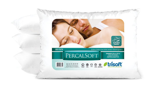 Travesseiro 50cm x 70cm Percal Soft | Trisoft