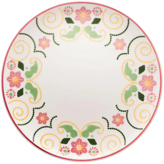 Prato Raso 26 cm Oxford Donna Lima – Cerâmica Alta Qualidade, Resistente Micro-ondas & Lava-louças