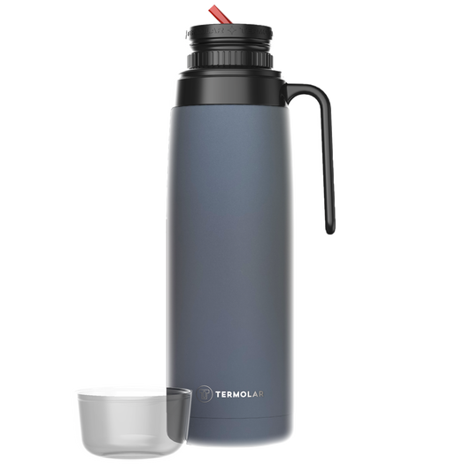 Garrata Térmica 100% Inox R-Evolution 1 Litro Chumbo | Termolar