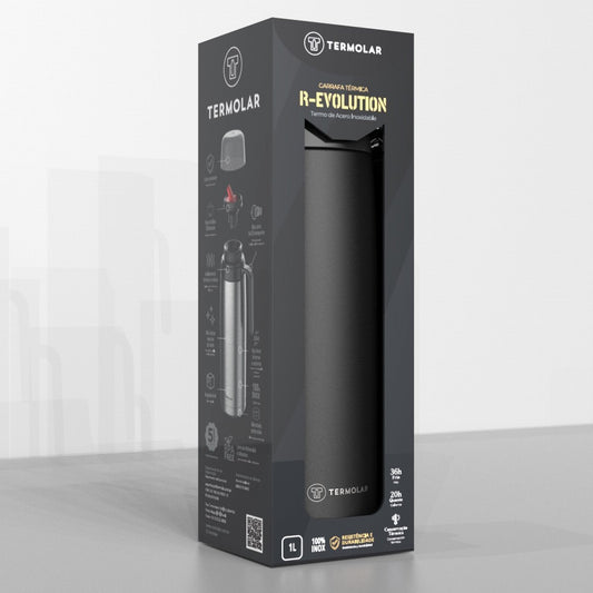 Garrafa Térmica R-Evolution 100% Inox Inquebrável | Termolar