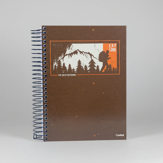 Caderno Universitário My Collection Masculino – 12 Matérias • 240 Folhas • Capa Dura • Espiral • Papel Pautado • Tamanho 20×27,5 cm — Credeal