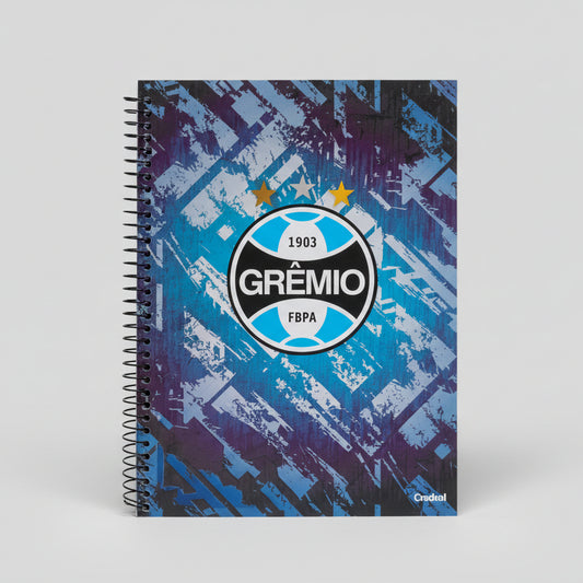 Caderno do Grêmio | Universitário Capa Dura 1 Matéria 80 Folhas | Credeal