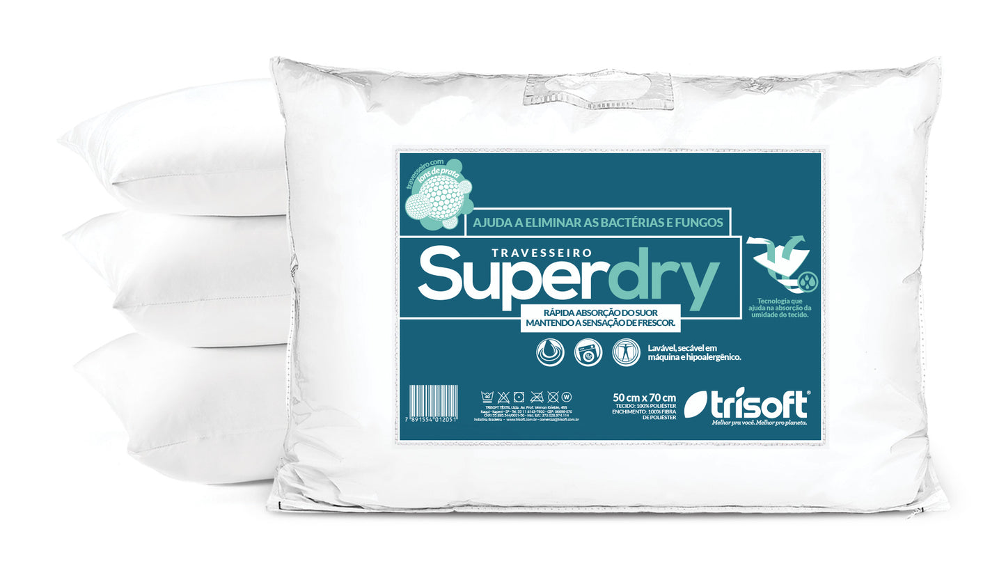 Travesseiro 50cm x 70cm SuperDry | Trisoft