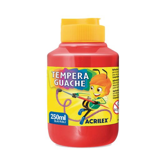 Tinta Tempera Guache 250ml Escolar | Acrilex