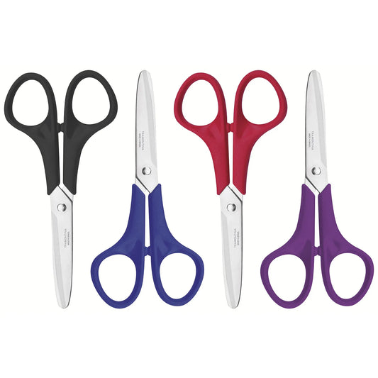 Tesoura Escolar 5" Inox Monster Mista / Aço Inox + Cabo Polipropileno - Cores Sortidas | Tramontina