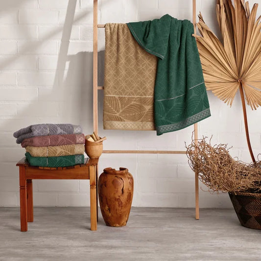 Jogo de Toalhas Nativa 2 Peças – 100% Algodão 420 g/m² | Appel Home