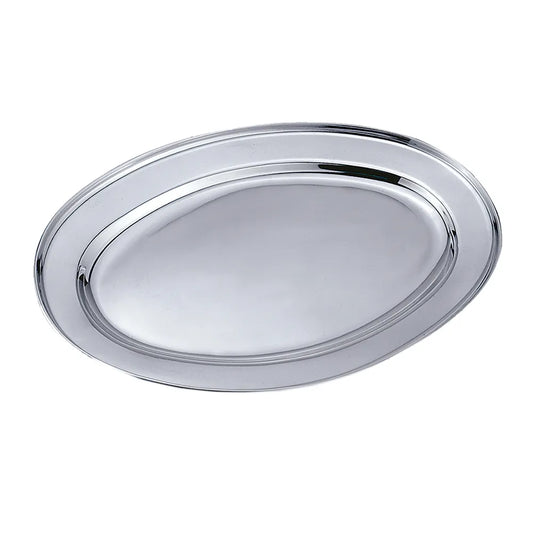 Travessa Oval Funda Inox 30 cm – BigSul 22654 | Aço Inoxidável Premium, Mesa e Servir