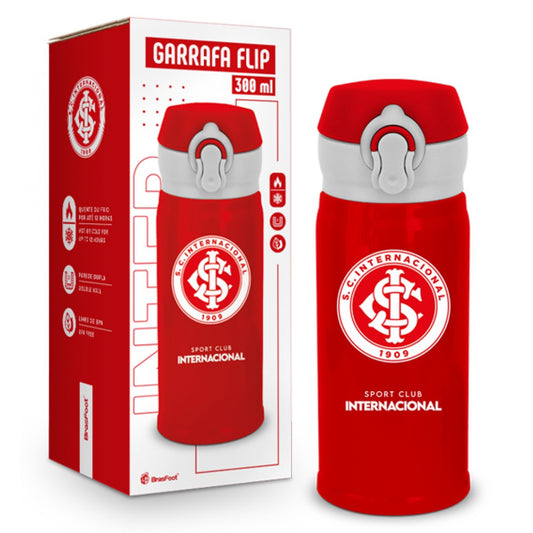 Garrafinha Térmica Flip 300 ml do Inter | Brasfoot Presentes