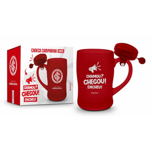 Caneca de Chopp com Campainha do Inter 360ml | Brasfoot