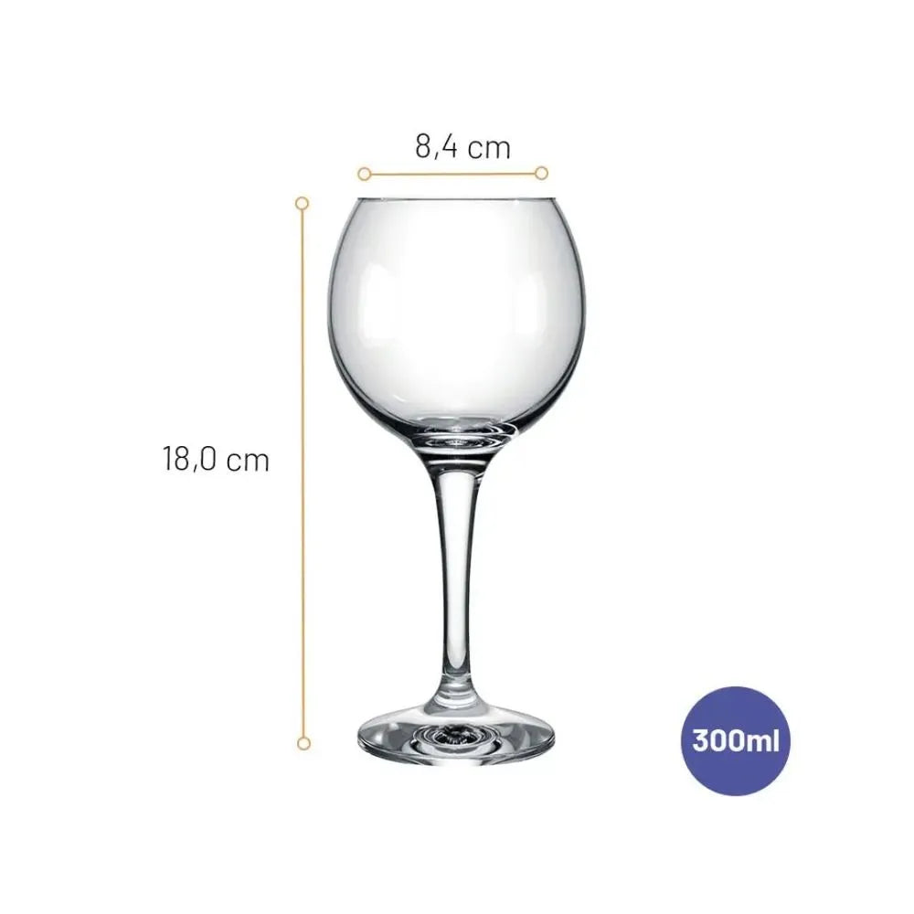 Conjunto 6 Taças Celebra Vinho 300 ml | Nadir