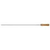 Espeto para Churrasco 85 cm Simples – Inox Cromado Cabo Madeira | Martinazzo