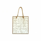 Sacola de Papel “Palavras – Realizações, Sucesso e Família” 15,5×14,3×7 cm FlorArte