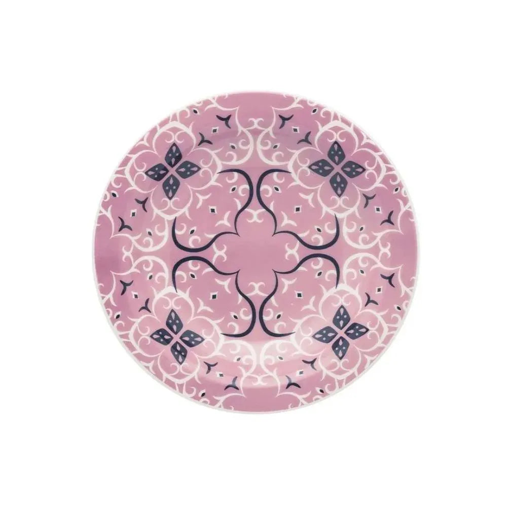 Prato Fundo 23 cm Floral Hana – Oxford | Cerâmica Arabesco Rosa