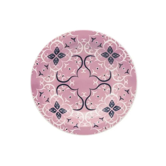 Prato Fundo 23 cm Floral Hana – Oxford | Cerâmica Arabesco Rosa