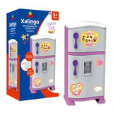 Geladeira de Brinquedo Infantil Pop Casinha Flor Xalingo – Refrigerador Educativo