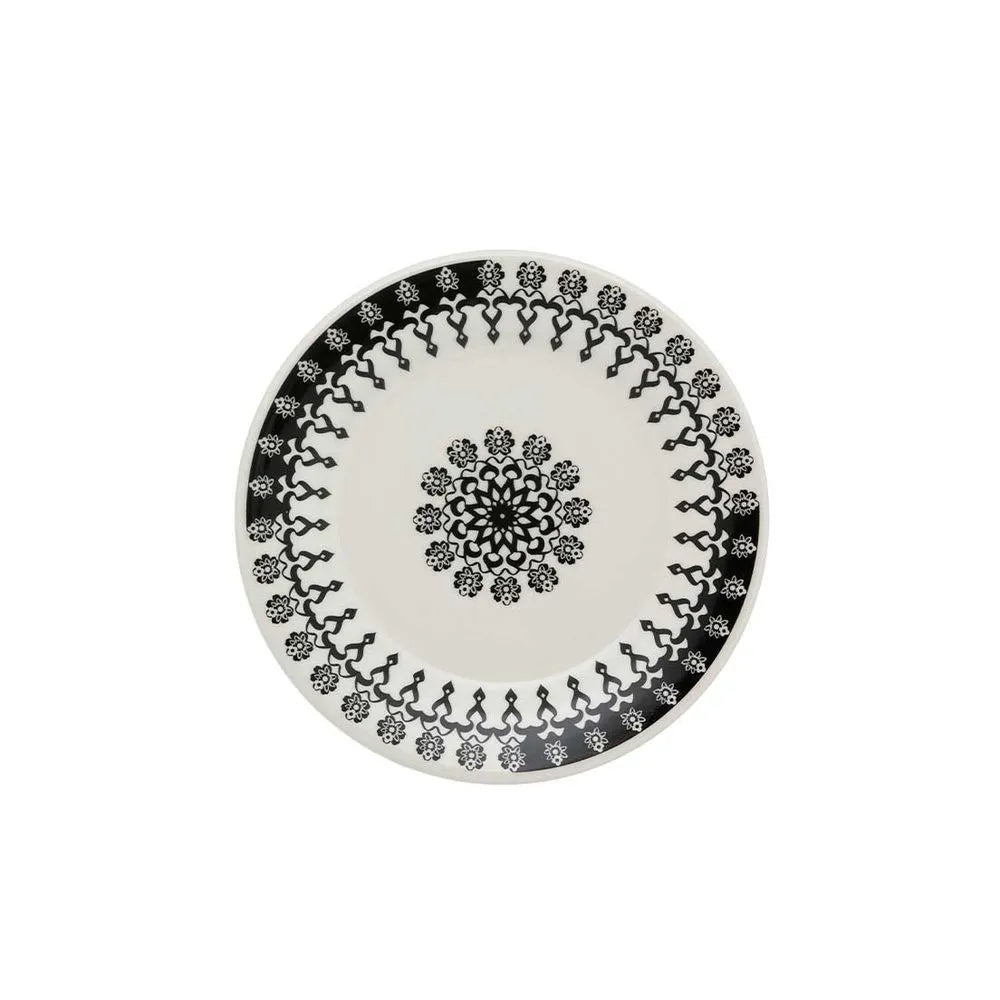 Prato Sobremesa 18 cm Donna Folk – Oxford Biona | Cerâmica Moderna