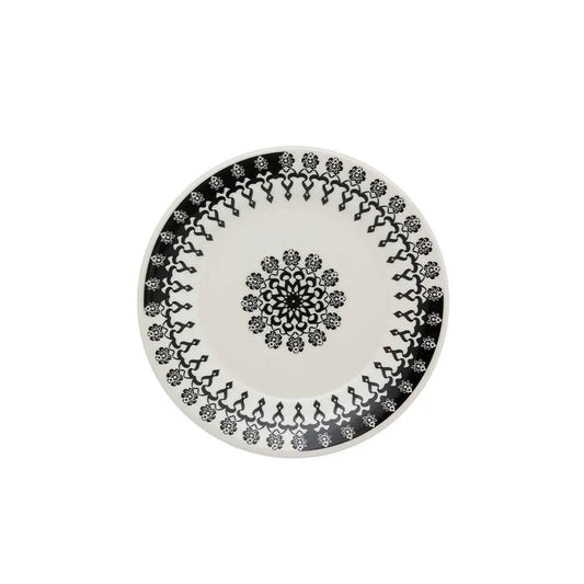 Prato Sobremesa 18 cm Donna Folk – Oxford Biona | Cerâmica Moderna