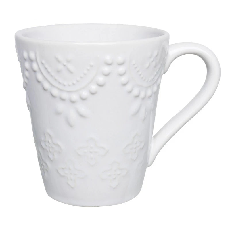 Caneca Dalas 280 ml – Cerâmica Oxford Biona | Mandala em Relevo