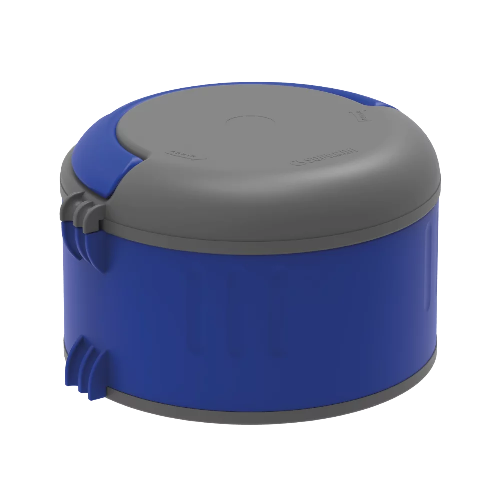 Marmita Plus 1,3 Litros Simples Azul | Soprano