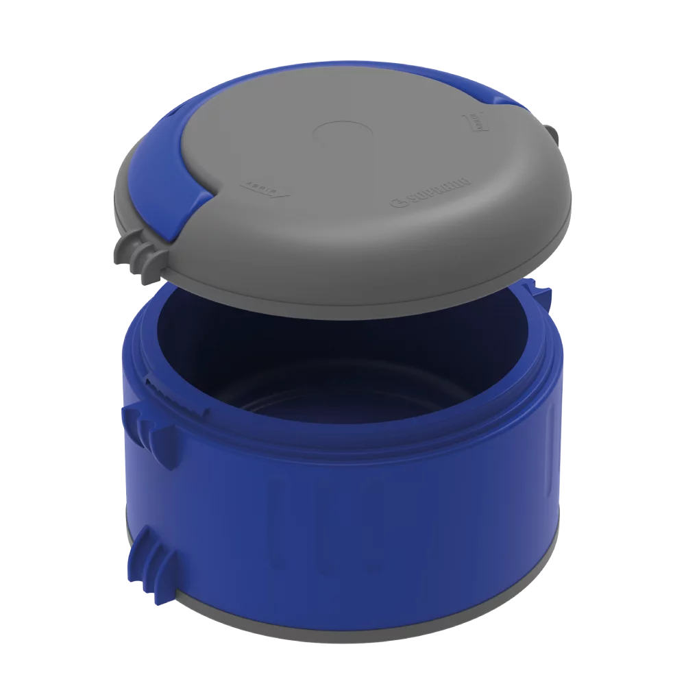 Marmita Plus 1,3 Litros Simples Azul | Soprano
