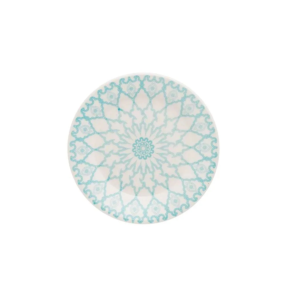 Prato Sobremesa Cerâmica 18 cm – Mandala Oxford Inspiração à Mesa