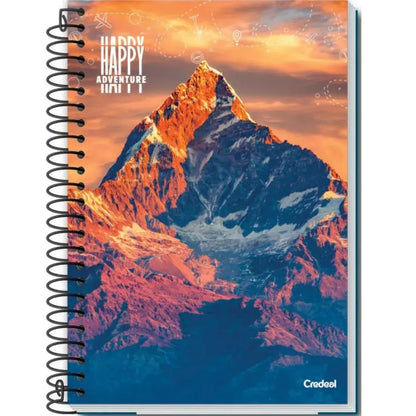 Caderno Credeal Happy Adventure Universitário 1 Matéria 96 Folhas – Capa Dura