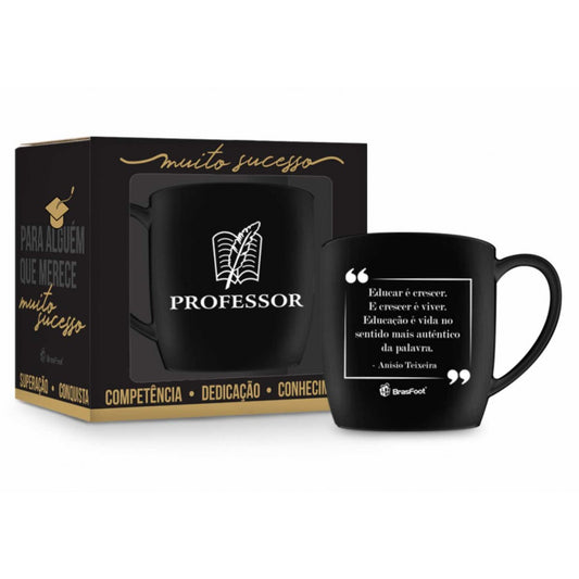 Caneca de Porcelana Urban 300ml Professor | Brasfoot Presentes
