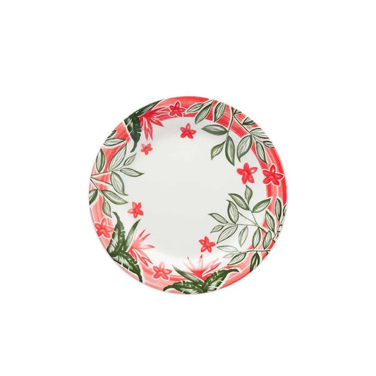 Prato Sobremesa 18 cm Jardim Tropical | Cerâmica Oxford Biona