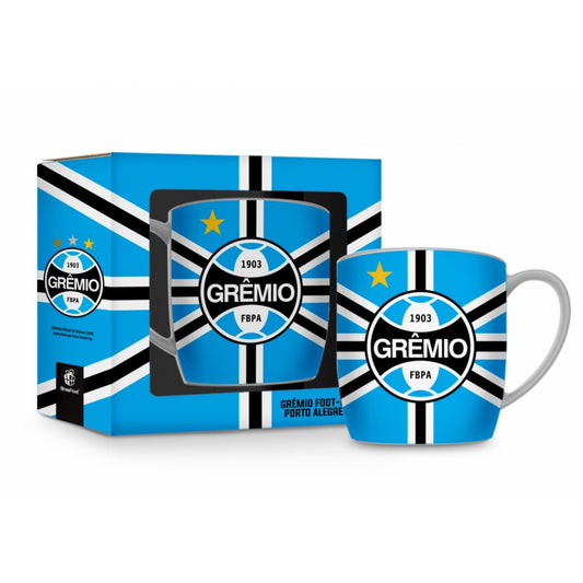 Caneca de Porcelana Urban 300ml Bandeira do Grêmio | Brasfoot Presentes