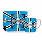 Caneca de Porcelana Urban 300ml Bandeira do Grêmio | Brasfoot Presentes