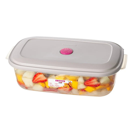 Pote Retangular Plástico Sanremo 2,34L