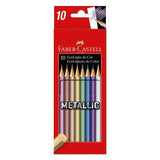 Kit 10 Lápis de Cor Tons Metalicos EcoLápis | Faber-Castell