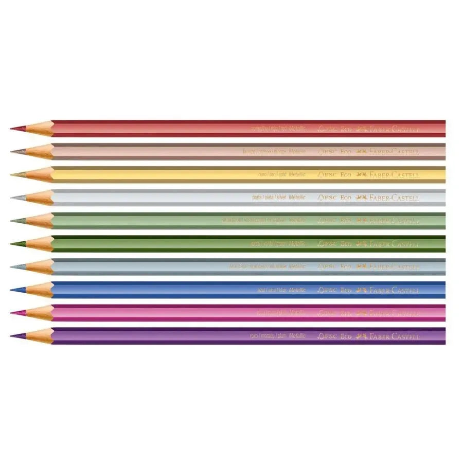 Kit 24 Lápis de cor + 4 Lápis Tons Pastel EcoLápis | Faber-Castell