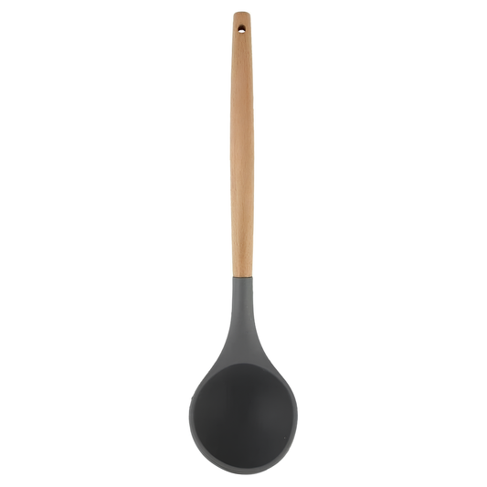 Concha de Silicone BigSul 31 cm – Utensílio Antiaderente para Panelas, Cabo Elegante, Ideal para Servir Sopa e Caldo