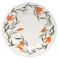 Prato Raso Cerâmica Lírios Oxford - Elegância Floral em 24 cm