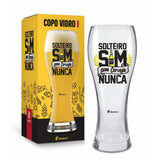 Copo Joinville 680 ml - Solteiro Sim, Sem Cerveja Nunca | BrasFoot Presentes