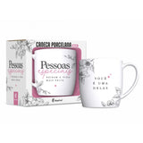 Caneca de Porcelana Urban 300 ml - Pessoas Especias | BrasFoot Presentes