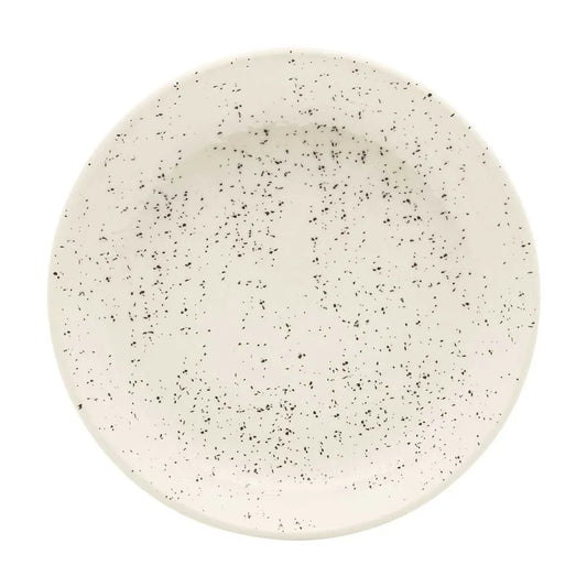 Prato Fundo Cerâmica Oxford Flat Chuvisco 20,5 cm – Cerâmica Resistente e Sofisticada