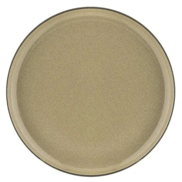 Prato Raso 26 cm Flat Ocre Oxford Biona – Cerâmica Premium com Design Moderno e Sofisticado