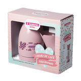 Conjunto Garrafa Térmica 700 ml + Suporte para Filtro 102 | Rosa | Sanremo