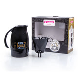 Conjunto Garrafa Térmica 700 ml + Suporte para Filtro 102 | Preto | Sanremo