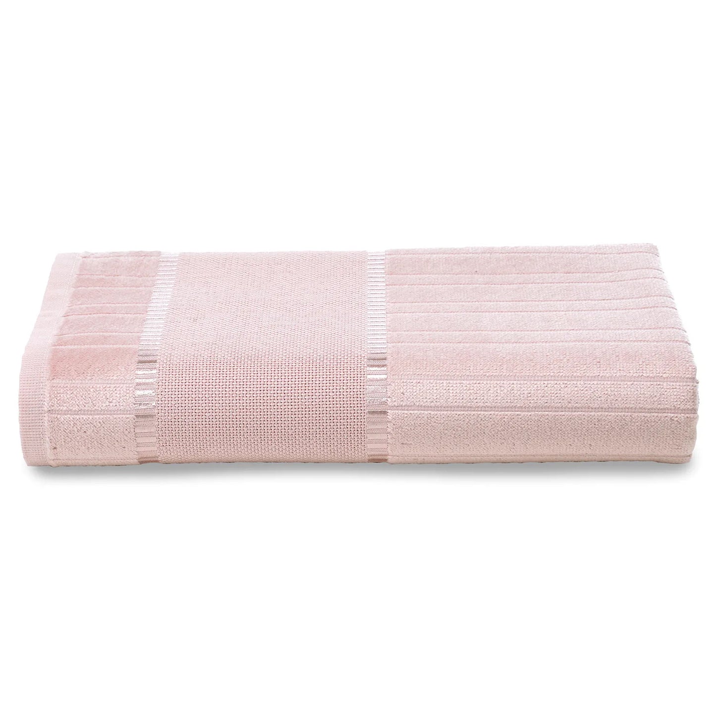 Toalha de Banho Döhler Bella 70 x 140 cm – Algodão 85%+, Gramatura 400g/m², Toque Aveludado + Barra para Bordar (Ponto Cruz) – Cores Diversas