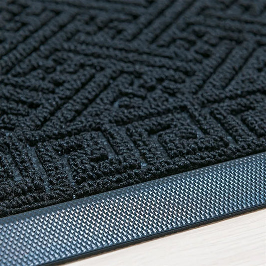 Capacho Lima 60×90 cm – Preto Bouclé Antiderrapante | Niazitex
