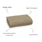 Toalha de Banho In Natura 68×140 cm – Eco Fio 450 g/m² Amêndoa & Babosa | Appel Home